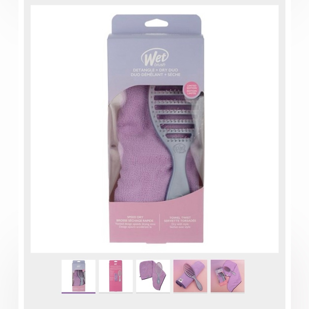 Wet Brush Detangle + Dry Duo
